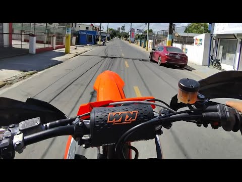 Ktm 450 SMR tested in Dominican Republic 