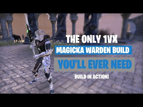 MAGICKA WARDEN PVP BUILD in ACTION
