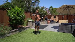 Top Down Alternating Dumbbell Bicep Curl exercise video thumbnail