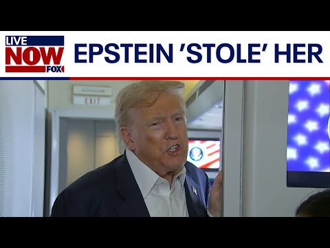 WATCH: Trump says Epstein 'stole' victim Virginia Giuffre from Mar-a-Lago spa | LiveNOW from FOX