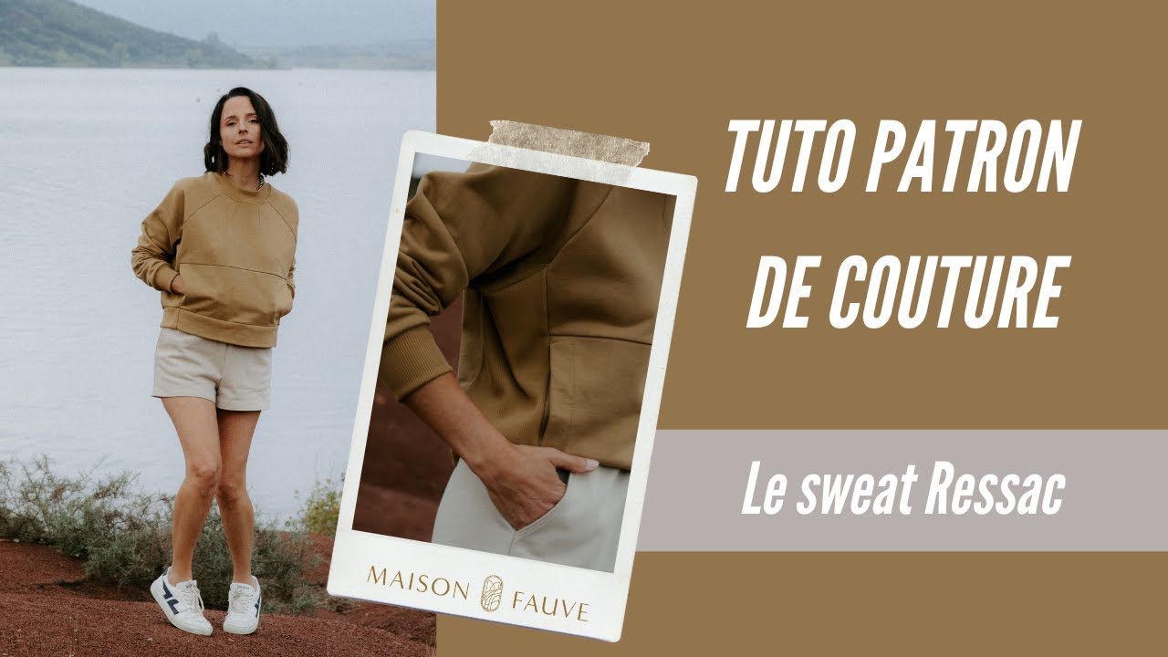 Patron sweat Ressac / Patron pochette