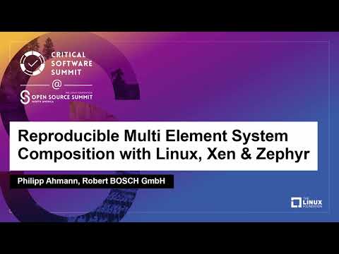 Reproducible Multi Element System Composition with Linux, Xen & Zephyr - Philipp Ahmann