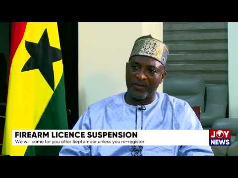 Firearm licence suspension aimed at enhancing public safety - Interior Minister