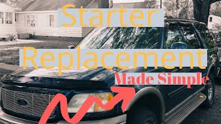 Ford 5.4L Triton Starter Replacement (1997-2003) | F150, Expedition, Navigator