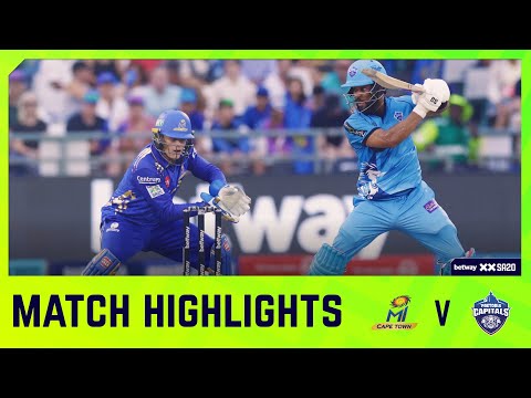 MI Cape Town vs Pretoria Capitals | Match 8 Highlights