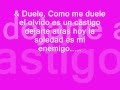 Yuri "Duele" Ft. Reik (Letras) 