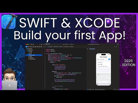 Getting started with SwiftUI with Xcode 26 for beginners (How to make an app 2026)