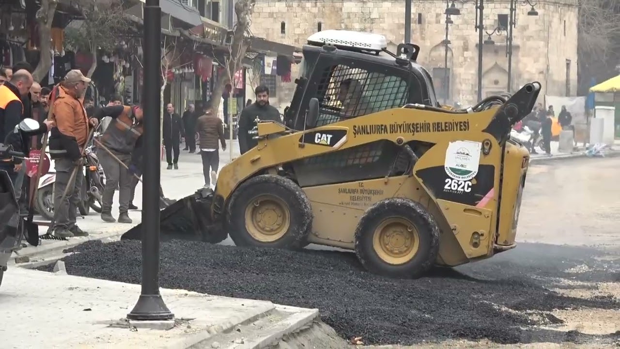 DİVANYOLU YAYALAŞTIRMA PROJESİNDE ASFALT SERİMİ BAŞLADI