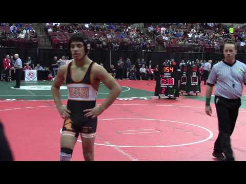 145 3rd, Logan Kissell, Garrettsville Garfield vs Hugo Villarreal, Gibsonburg