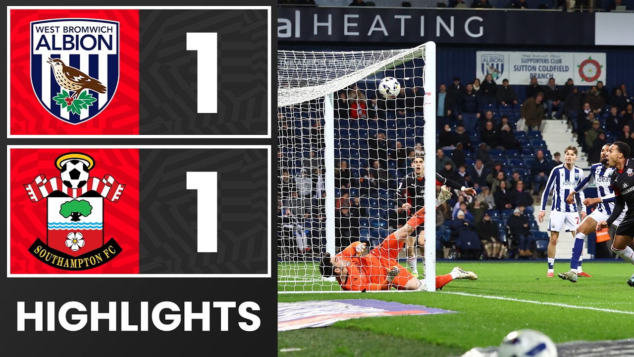 West Bromwich Albion vs Southampton Highlights