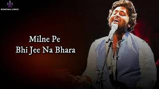 Tere Bina (LYRICS) - Arijit Singh, Jonita Gandhi