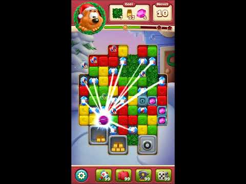 Toon Blast Level 6107 - NO BOOSTERS 🐻🐺🐱 | SKILLGAMING ✔️