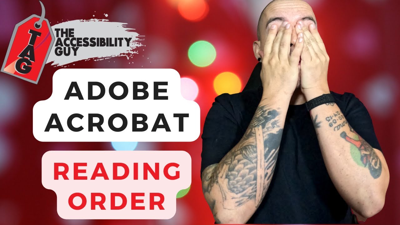 How to set the reading order of a PDF | Adobe Acrobat PRO DC