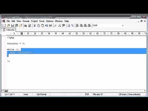 Beginner Php Tutorial 25 While Loop Youtube