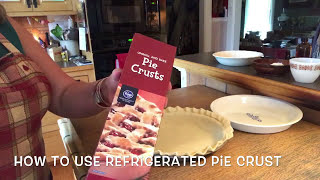 How to use Refrigerated Pie Crust ** Baking Hacks ** Easy Pie Crust