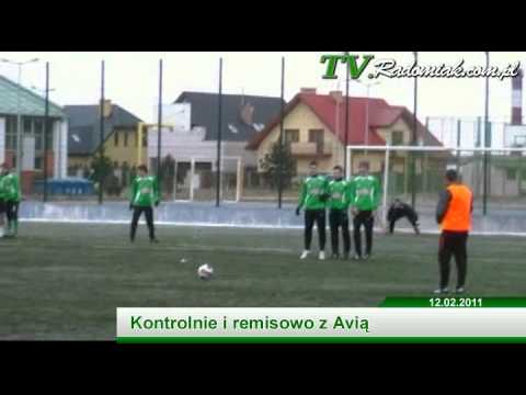 Radomiak Radom - Avia Świdnik. Sparing - zimowe przygotowania 2010/2011.