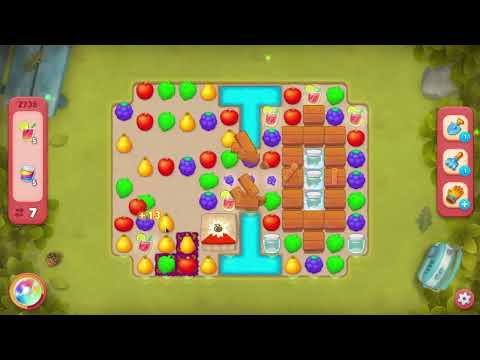 Gardenscapes hard level  2738 14 moves no boosters