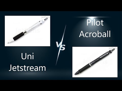 Perfect Pen? Episode 2. Pilot Acroball vs Uni Jetstream