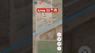 I Found Area 51 On Google Earth😱 #shorts #alien