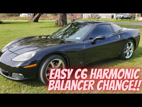 QUICKEST!! way to change a C6 Harmonic Balancer
