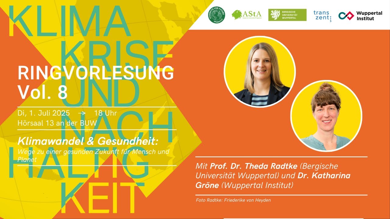 Klimawandel & Gesundheit: Wege zu einer gesunden Zukunft für Mensch und  Planet