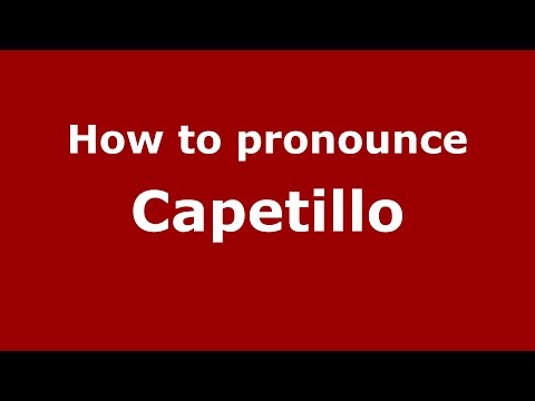 How to pronounce Capetillo (Mexico/Mexican Spanish) - PronounceNames.com