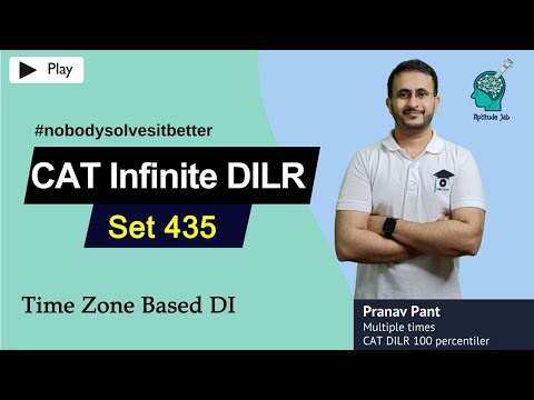 CAT Infinite DILR - Set 435 | The International Trip | Time Zone Based DI