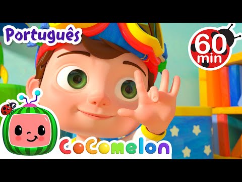 Capa de Cocomelon em Português | A família dos dedos | Compilação de Desenhos Animados e Músicas Infantis