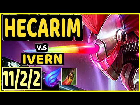 CINKROF (HECARIM) vs IVERN - 11/2/2 KDA JUNGLE GAMEPLAY - EUW Ranked MASTER