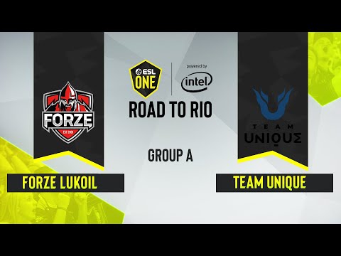 CS:GO - forZe LUKOIL vs. Team Unique [Inferno] Map 2 - ESL One: Road to Rio - Group A - CIS