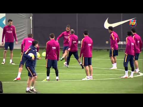 FC Barcelona training session: Bustling ahead of Betis