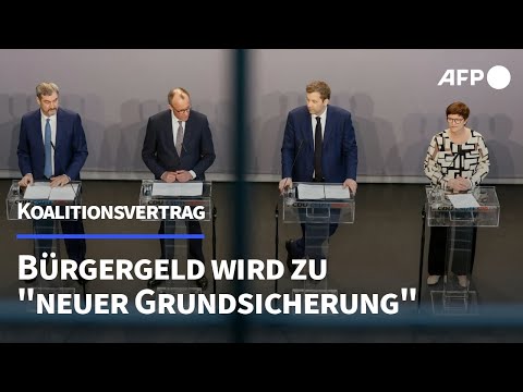 Koalitionsvertrag: Bürgergeld wird zu "neuer Grundsicherung" | AFP