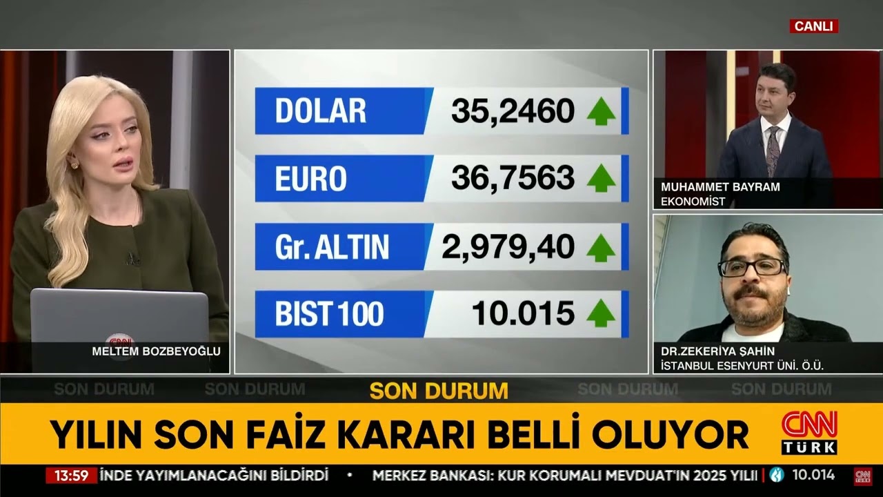 Merkez Bankası Faizi %47,50'ye İndirdi