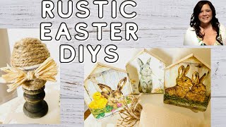 NEW RUSTIC EASTER DIYS / QUICK AND EASY / GIVEAWAY