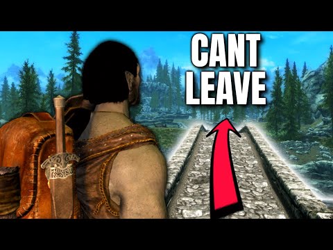 Can you play Skyrim without leaving The Road?