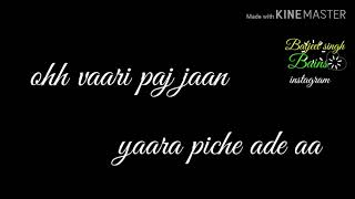 Young blood whats app status / sahil pattianwala