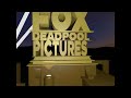 Fox Deadpool Pictures Logo I Killed Elvis Style UPDATED