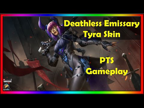 Paladins 5.7 Dawnforge PTS - Tyra New Skin Deathless Emissary Tyra, Voice Gameplay