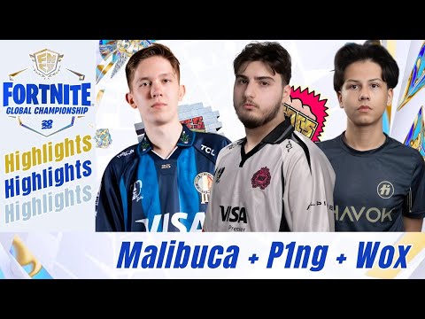 Malibuca, P1ng & Wox - Fortnite FNCS 2025 Global Championship Trio Highlights