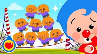 One Elephant Went Out To Play 🐘🐘 Learn to Count | Nursery Rhymes  ♫ Plim Plim - The Kindness Hero