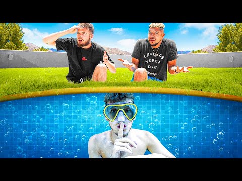 Hiding UNDERWATER To Win Hide And Seek