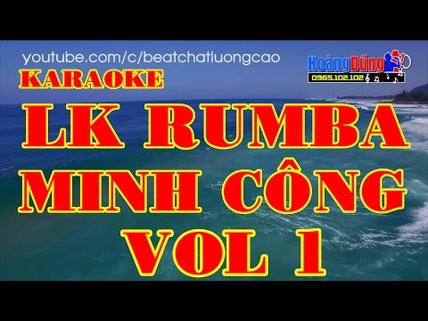 KARAOKE - LK Rumba Sầu Tím Thiệp Hồng | Nhạc Sống Minh Công Vol1 | Cực Hay  Beat chất lượng cao