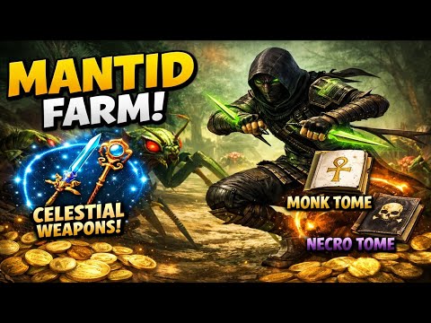 “INSANE Mantid Farm 💰 Celestial Weapons & Elite Tomes | GW1 Assassin/Ranger”