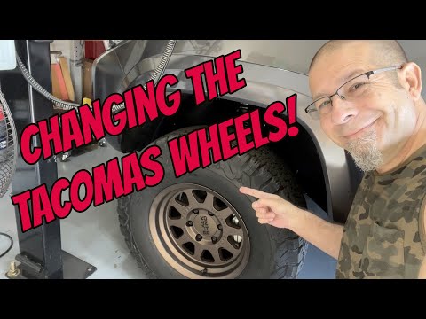 Changing the Tacomas Wheels