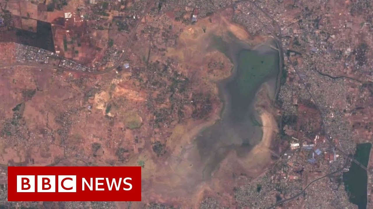 City where drought is visible from space- BBC News