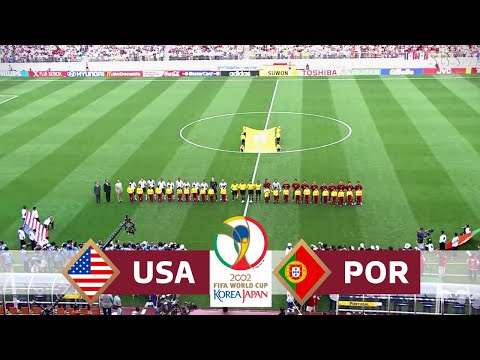 USA Vs. Portugal 2002 World Cup - Classic Game! (Non-English Commentary)