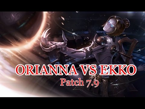 Orianna Mid vs Ekko - League of Legends Gameplay - Patch 7.9