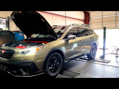 Mark’s 2022 Subaru Outback XT Dyno pulls.