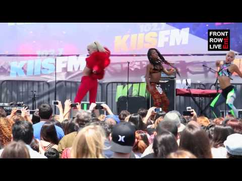 G.R.L. perform "Wild Wild Love" featuring Pitbull at Wango Tango 2014