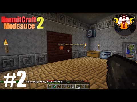 Modsauce 2 - Ep 2 - Tinkers Smeltery, Blast Furnace, Steel Hammer!